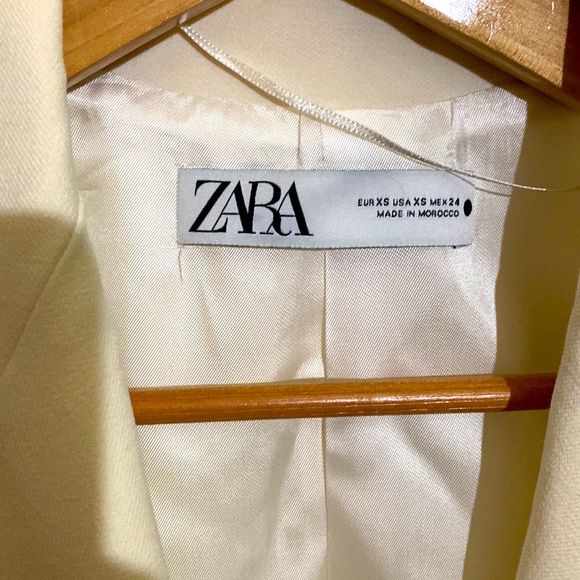 Zara TAILORED DOUBLE BREASTED BLAZER - Picture 2 of 8
